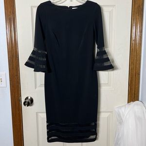 Black Size 4 Calvin Klein Dress